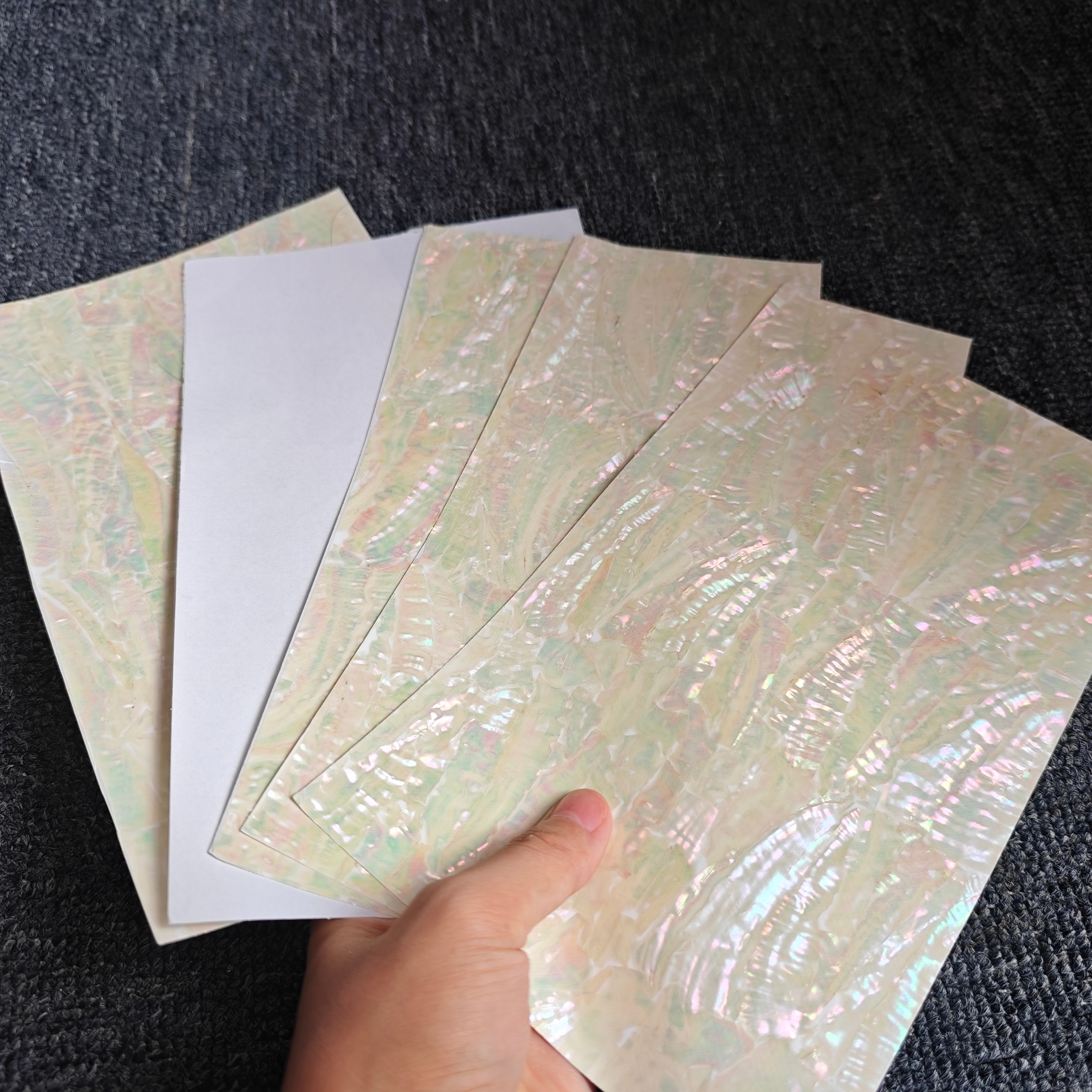 natural mother of pearl sheets
