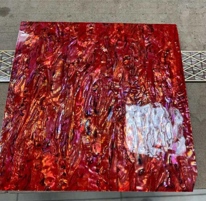 Natural abalone shell sheet