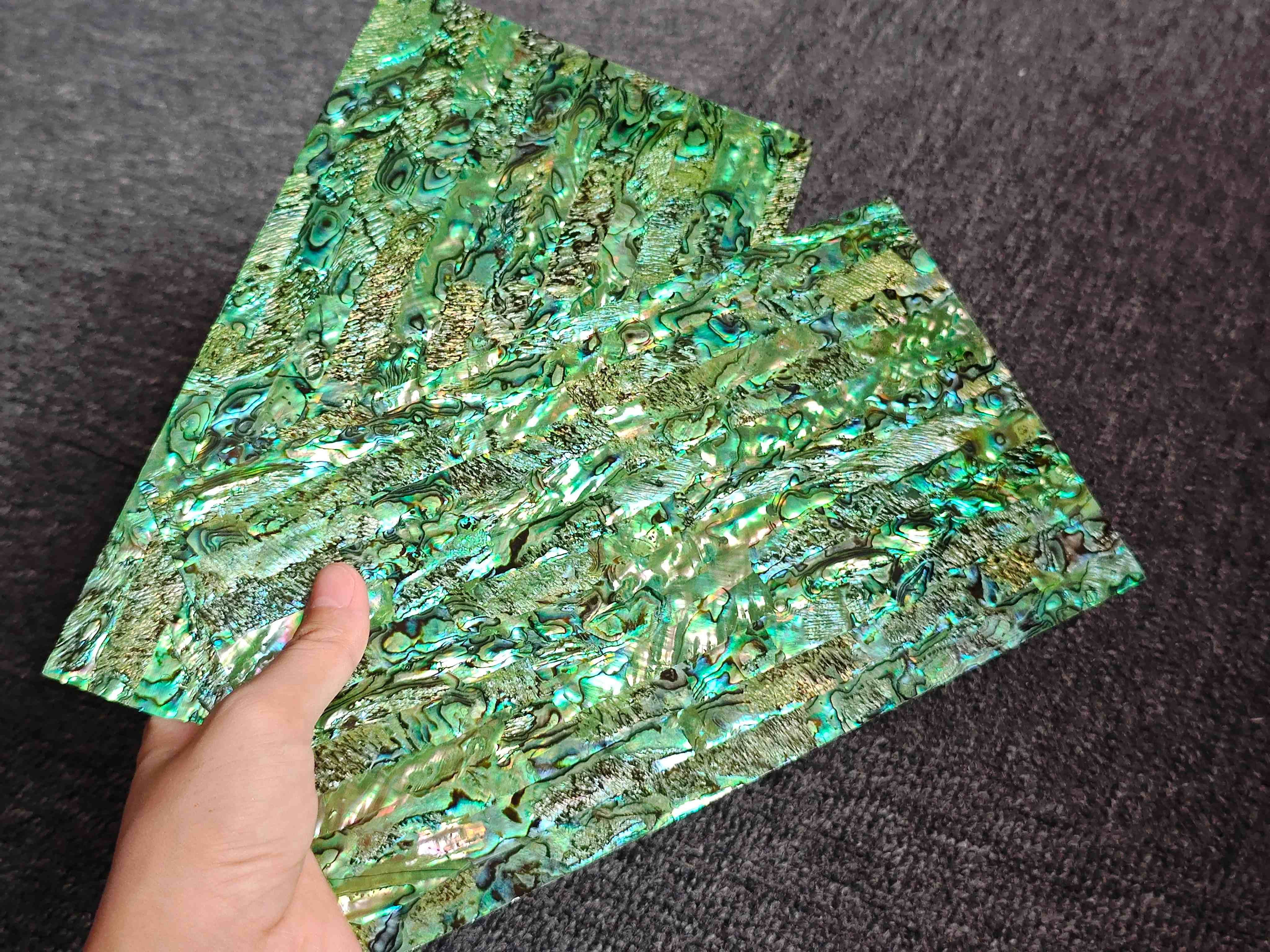 Natural abalone shell sheet