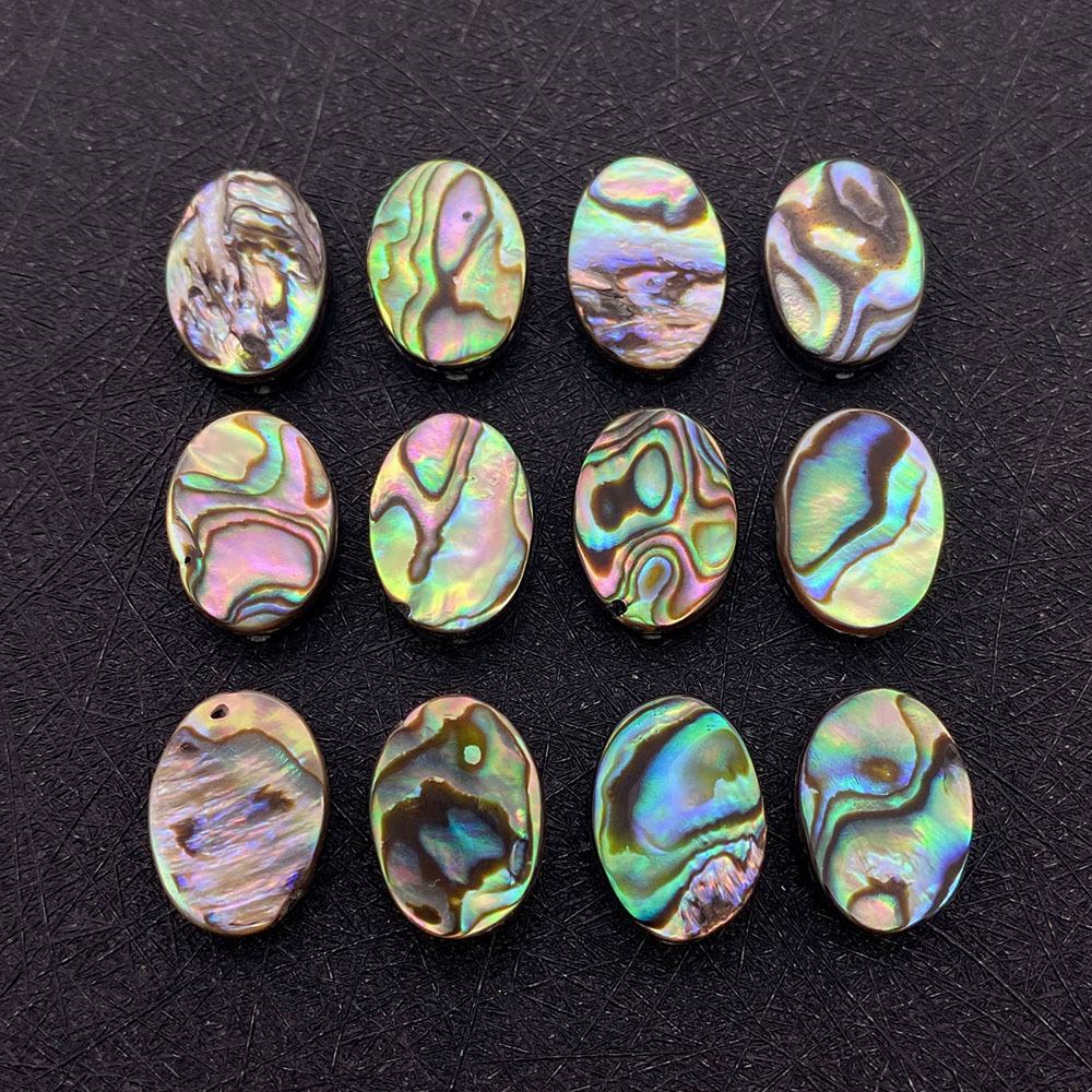Natural abalone pearl shell beads