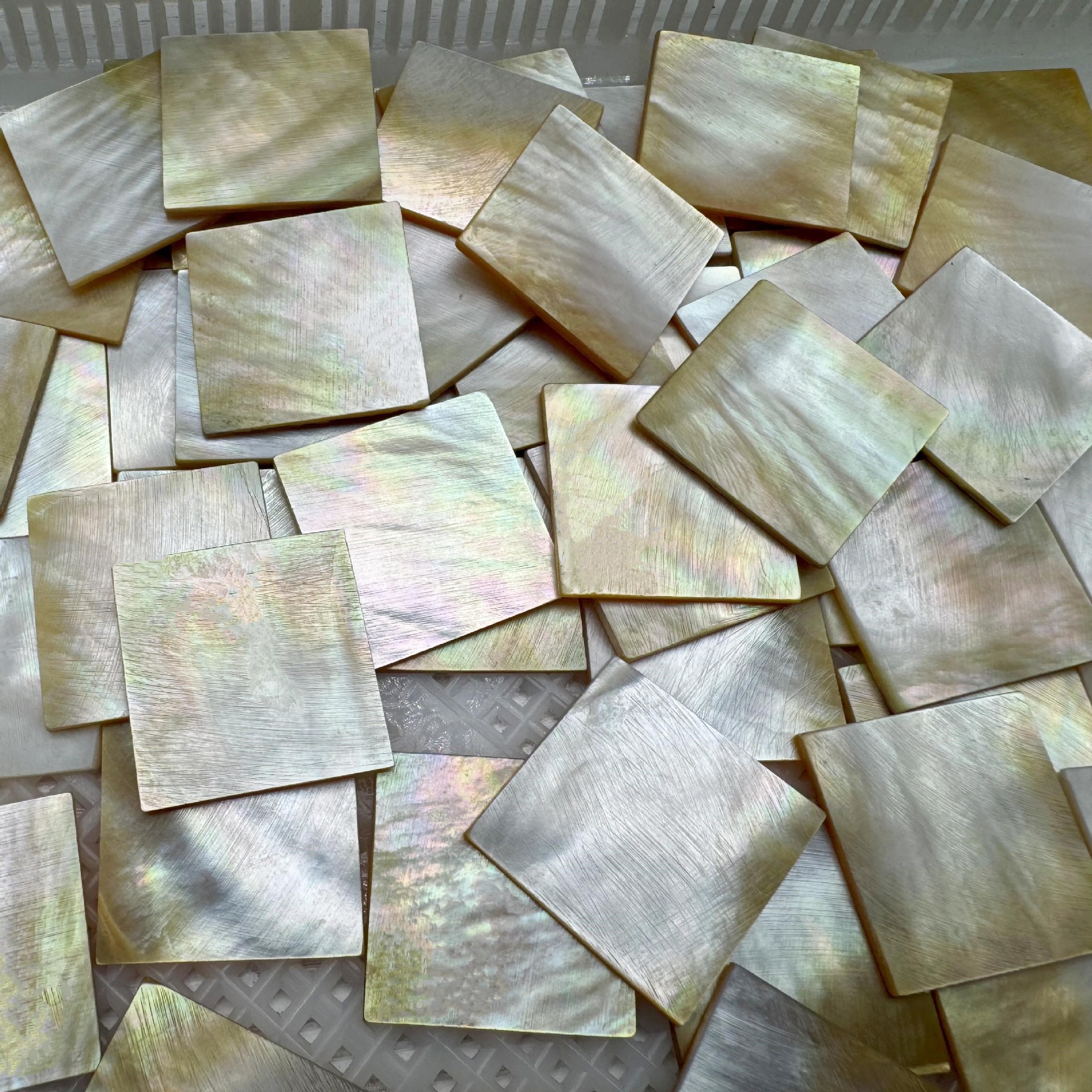 natural mother of pearl sheets