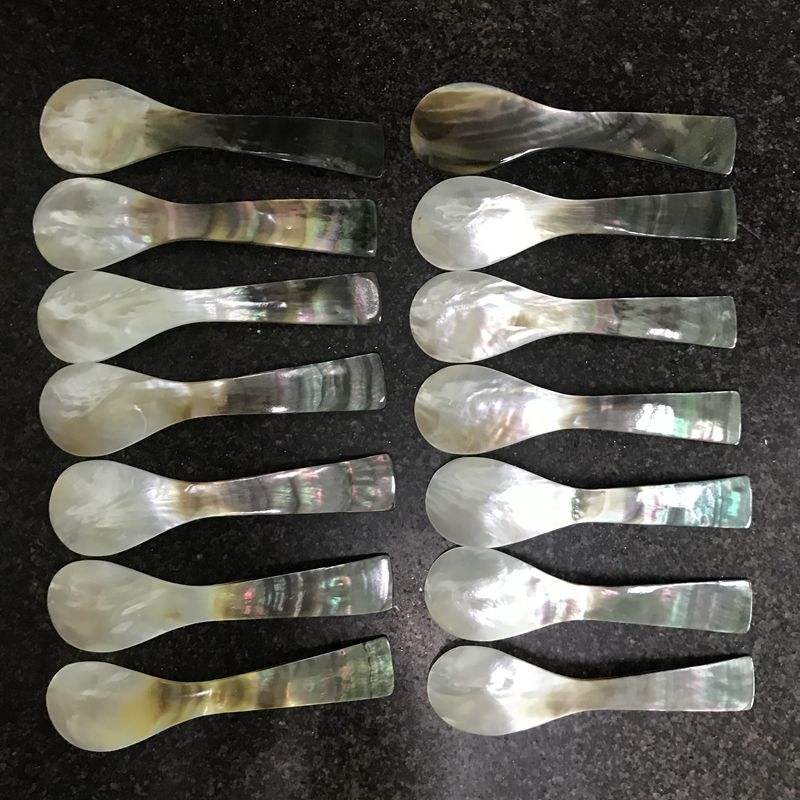 natural shell spoons