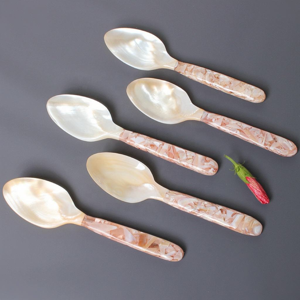 natural shell spoons