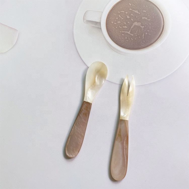 natural shell spoons