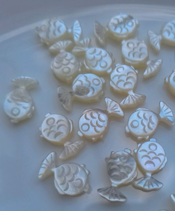 natural shell beads